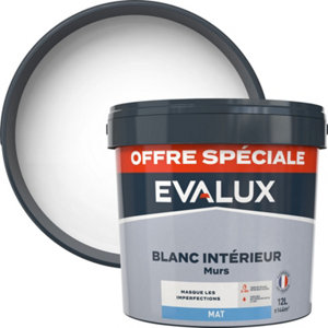 Peinture intérieure blanche mat murs 12 L