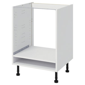 Meuble four "Adèle" gris mat l.60 x h.72 x p.57 cm + tiroir bas