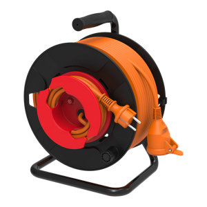 Enrouleur de câble jardin 30 m 3G1,5 protection thermique IP44