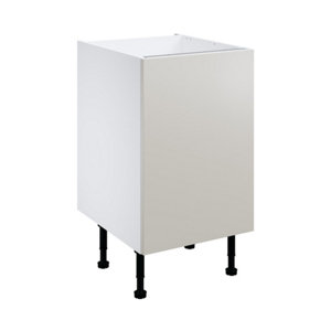 Meuble bas "Dorice" beige mat l.50 x h.72 x p.57 cm 1 porte