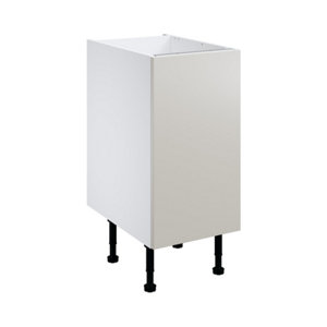 Meuble bas "Dorice" beige mat l.40 x h.72 x p.57 cm 1 porte