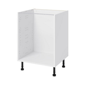Meuble bas "Dorice" bleu mat l.60 x h.72 x p.57 cm 1 porte + 1 tiroir