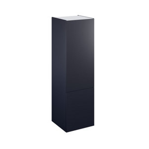 Colonne "Dorice" bleu nuit mat l.60 x h.201 x p.57 cm 2 portes
