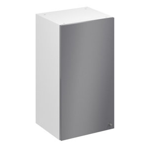 Meuble haut "Dorice" anthracite mat l.40 x h.72 x p.32 cm 1 porte