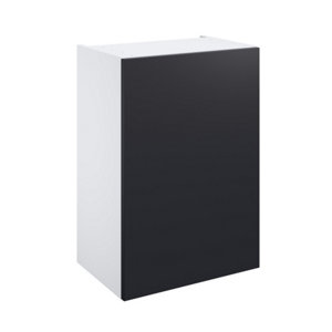 Meuble haut "Dorice" anthracite mat l.50 x h.72 x p.32 cm 1 porte