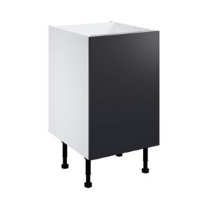 Meuble bas "Dorice" anthracite mat l.50 x h.72 x p.57 cm 1 porte