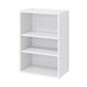Meuble haut "Jarod" blanc givré l.50 x h.72 x p.32 cm 1 porte