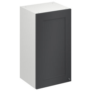 Meuble haut "Florie" anthracite mat l.40 x h.72 x p.32 cm 1 porte