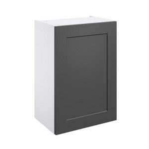 Meuble haut "Florie" anthracite mat l.50 x h.72 x p.32 cm 1 porte
