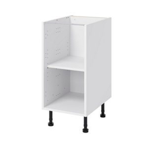 Meuble bas "Heline" noir mat l.40 x h.72 x p.57 cm 2 casseroliers