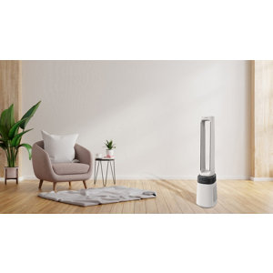Ventilateur sans pales 2-en-1 purificateur d’air 10 vitesses H. 105 x l. 25 x P. 25 cm