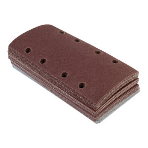 Assortiment de 36 feuilles abrasives auto-agrippantes 93 x 185 mm