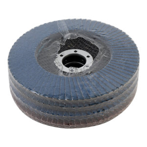 Lot de 4 disques à lamelles 125 mm pour ponçage bois et métal