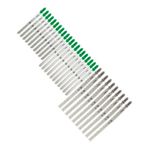Assortiment de 30 lames de scie sauteuse pour bois métal pvc