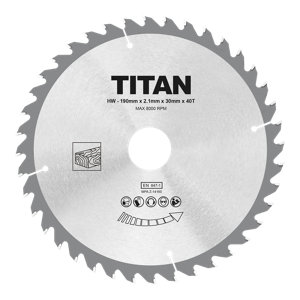 Lot de 3 lames dents carbure tungstène pour scie circulaire - 190 mm
