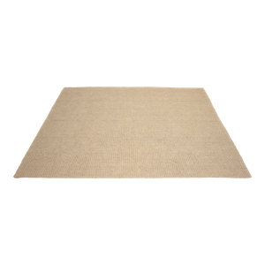 Tapis jute ton naturel rectangulaire 120 x 170 cm tissage serré