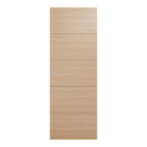 Porte coulissante GARBAN chêne miel 204 cm x 73 cm
