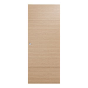 Porte coulissante GARBAN chêne miel 204 cm x 83 cm x 3,5 cm