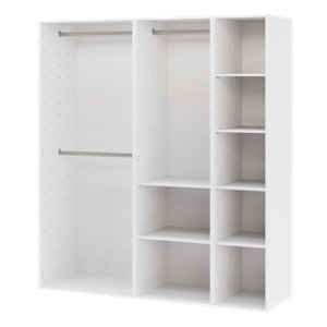 Ensemble de rangement modulable CICERO blanc mat 3 caissons 