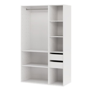 Caisson CICERO blanc - L.40 x H.200 x P.55 cm