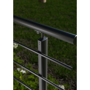 Poteau pour garde corps "Elliptique"