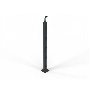 Poteau pour garde corps carré