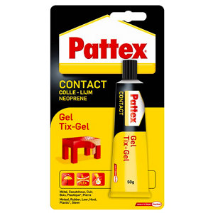 Colle contact type néoprène, formule gel tous matériaux, tube 50 g