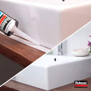 Mastic bain & cuisine Pure Silicone anti-moisissures transparent, 280 ml