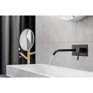 Dalle décorative rigide PVC imitation carreau gris béton