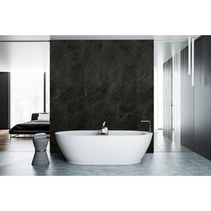 Lot de 2 panneaux décoratifs noir DRIFT - l.90 x H.260 cm