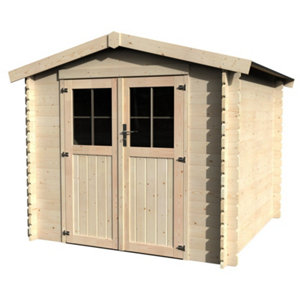 Abri de jardin en bois 28 mm HECTOR - 4,30 m²
