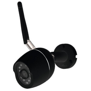Caméra WiFi extérieure noire fixe HD 1080p