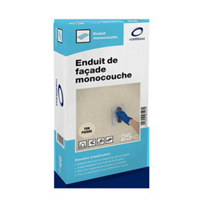 Enduit de façade monocouche ton pierre - 25 kg