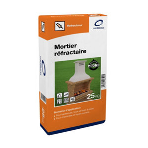 Mortier réfractaire - 25 kg