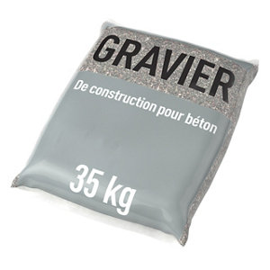 Gravier pour béton de calibre 5-20 mm 35 kg-42
