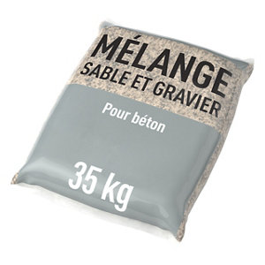 Mélange sable et gravier - sac de 35 kg