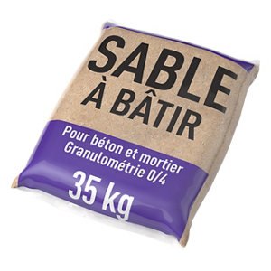 Sable à maçonner 0/4 mm - sac de 35 kg