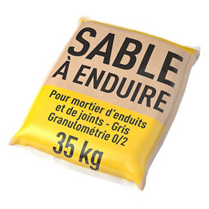 Sable à enduire 0/2 mm - sac de 35 kg