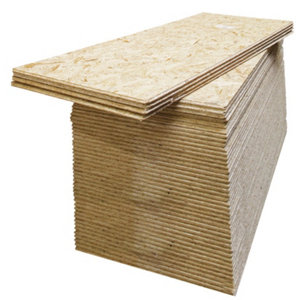 Dalle OSB3 rainuré bouveté - 2,44 x 0,59 m - Ep. 18 mm