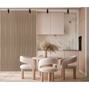 Lot de 4 Panneaux tasseaux chêne clair L. 2500 x l. 237 mm