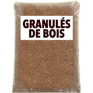 Granulés de bois DIN/EN Plus - Sac de 15 kg, taux d'humidité : ≤ 10%
