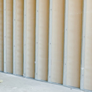 Lot 10 rails R48 en acier galvanisé 3 m pour ossature métallique plaque de plâtre