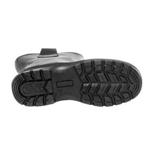 Botte "PERLITE " multi secteurs en cuir fourrée noire -taille 43