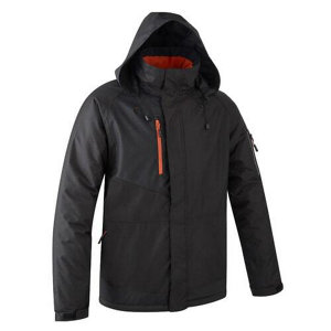 Parka "YUZU" noir doublure polaire et capuche - taille S