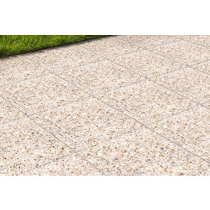 Dalle béton gravillons grise 40 x 40 x Ép. 3,5 cm