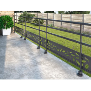 Kit garde-corps aluminium Stone