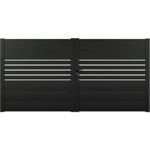 Portail battant aluminium "MAZARA" - 3,5M