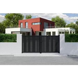 Portail battant en aluminium "BAHIA" - 3,5M H1,7 M