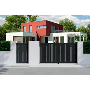 Portillon en aluminium "BAHIA" - 1M H1,7 M