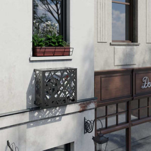 Cache clim aluminium 95 x 50 x 80 cm